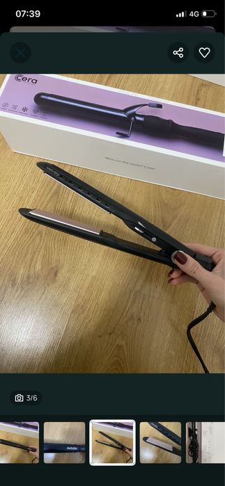 Преса на Babyliss и маша за коса Cera 32mm