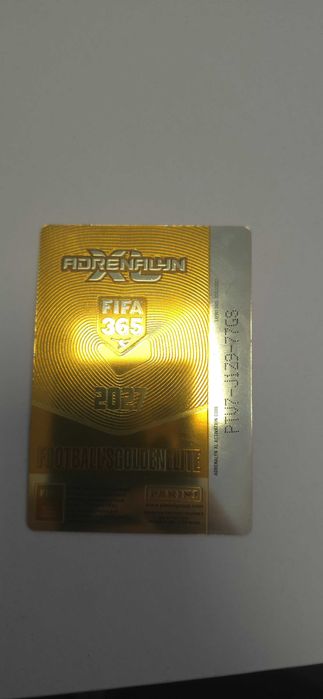 Panini adrenalyn  gold invincible 2027