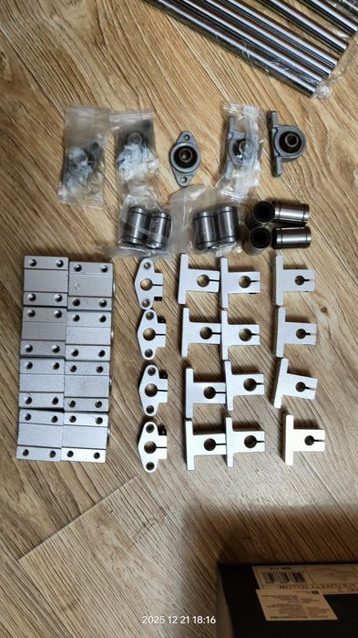 Линейный вал и крепеж диаметр 10