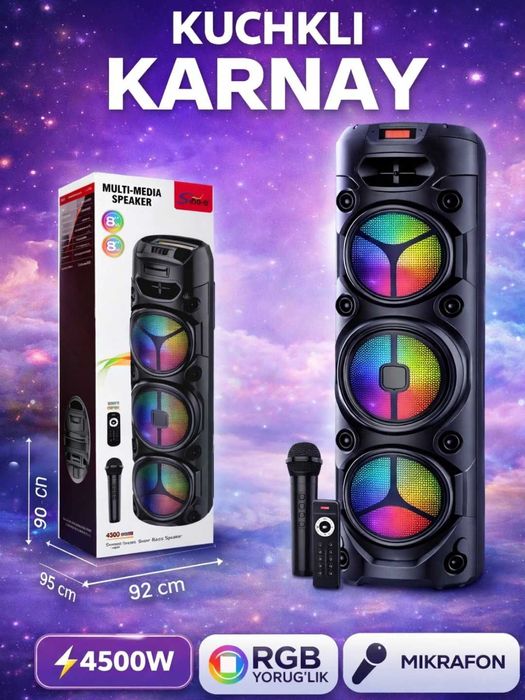Portativ kolonka, simsiz Bluetooth