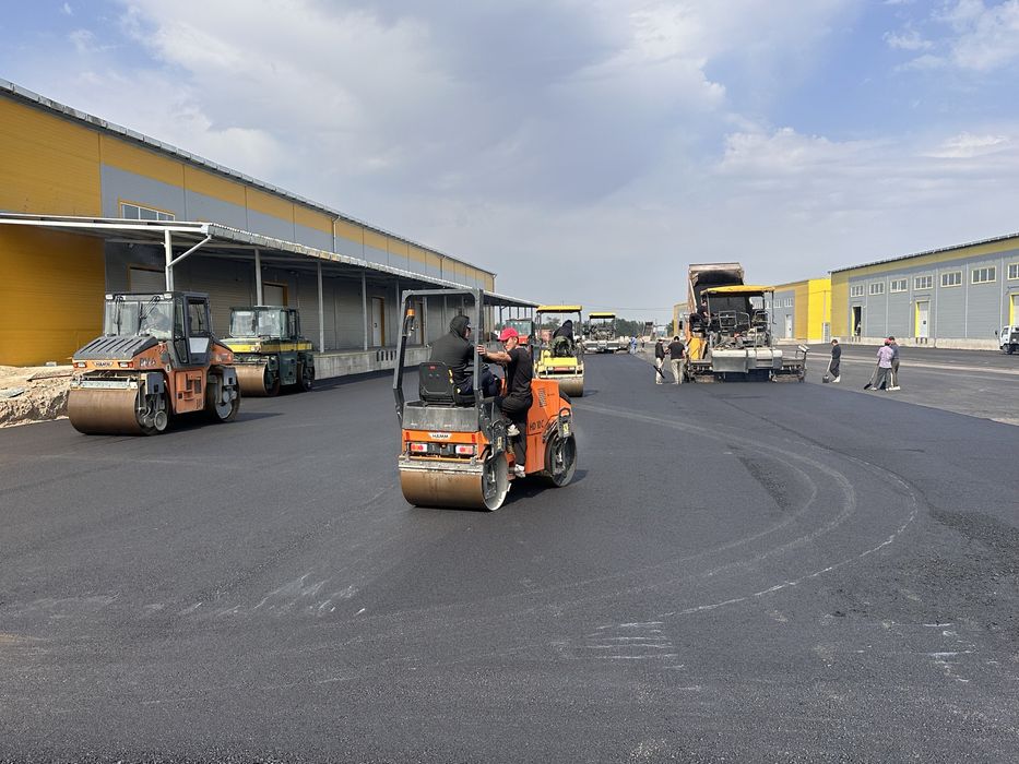 Асфальтирование Асфальт Укладка асфальта