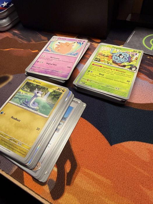 Lot 113 carti Ascended Heroes fara dubluri + 7 carti Energy - Pokemon TCG