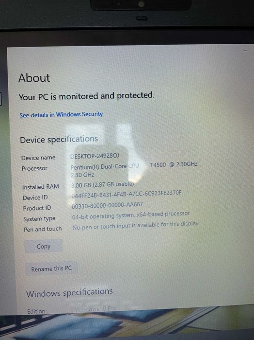Toshiba Satellite C660