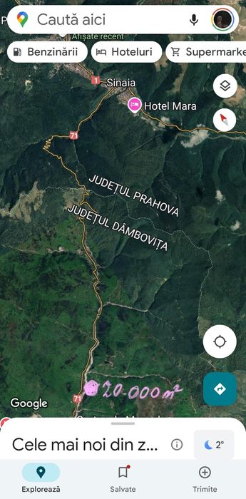 Sinaia -Moroieni Teren Intravilan