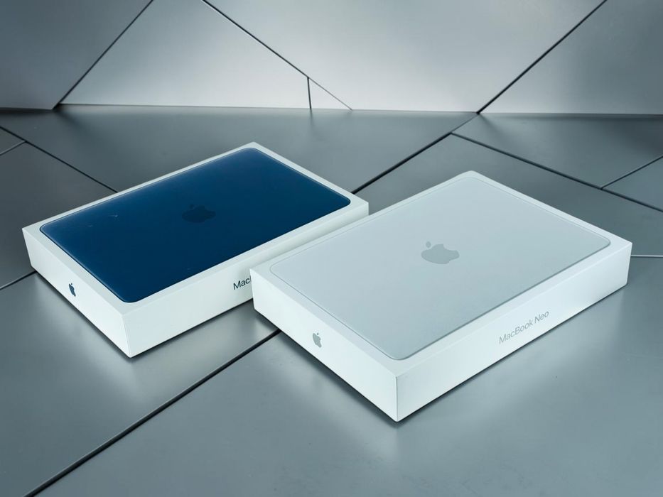 НАЛИЧЕН! Apple MacBook Neo 13" A18 Pro 8RAM 512SSD 8RAM Indigo Blue / Silver Гаранция!