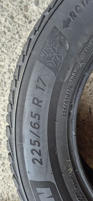 4 anvelope iarna Michelin 225/65/17.Pretul este pe bucata.