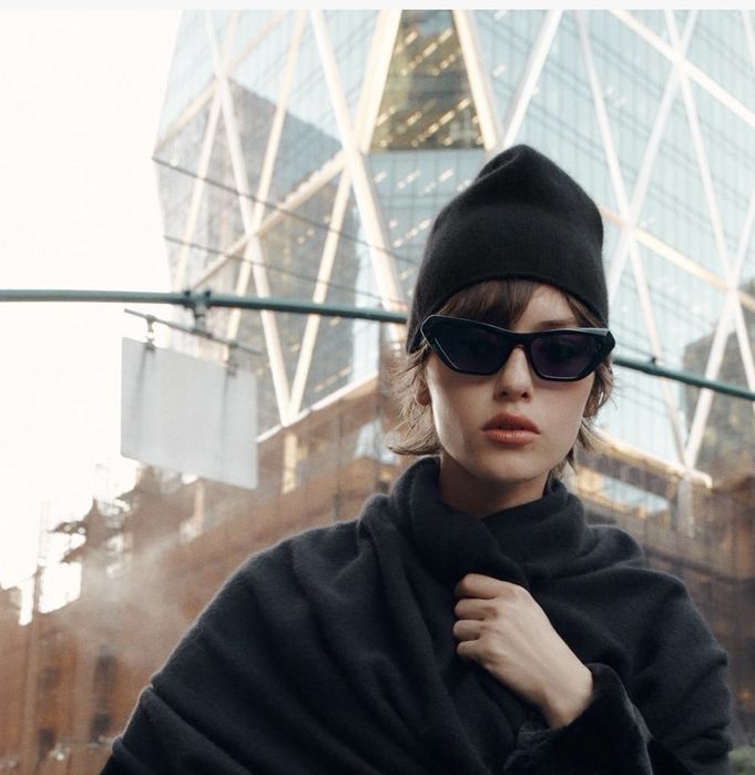 Zara кашмирена шапка