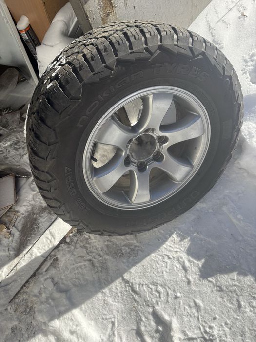 Продам оригинальные диски на прадо 120 вместе с жирной резиной