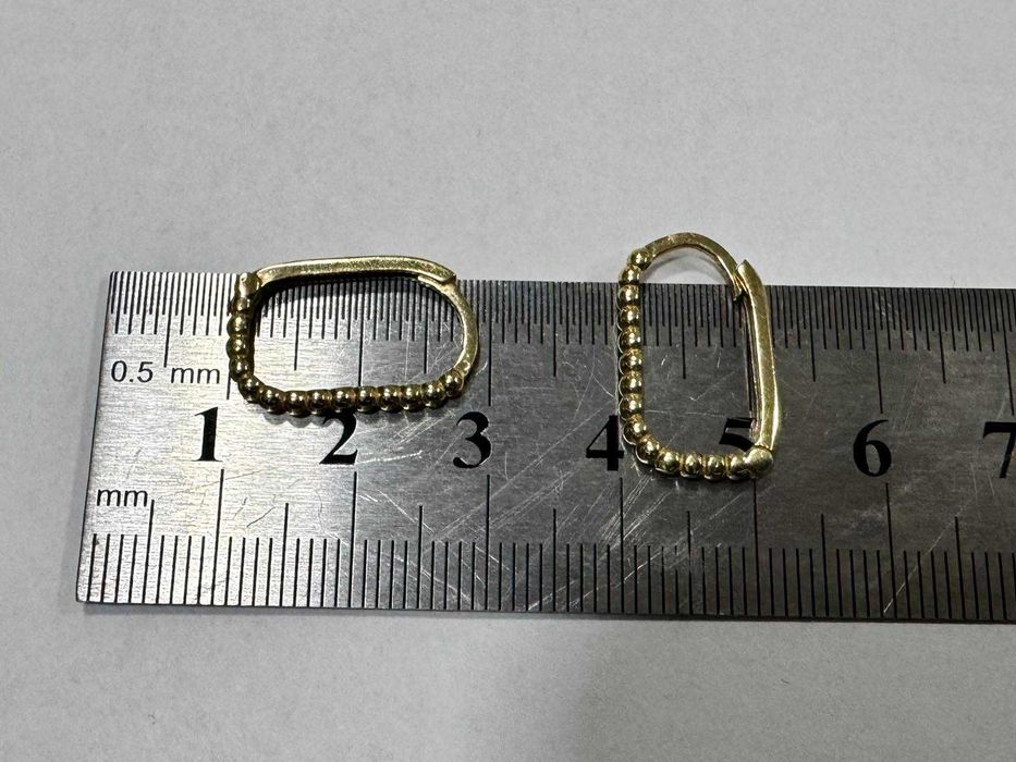 Златни обеци 14K  585 /2.16 гр