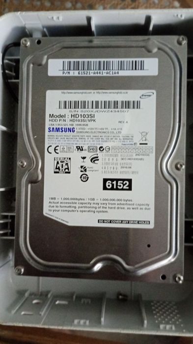 Rack extern 3.5" cu HDD 1T