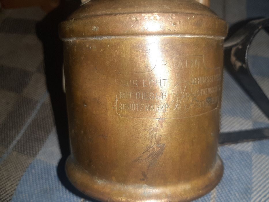 Антикварная паяльная лампа, первая пол. ХХ века, Германия,  G.BARTHEL