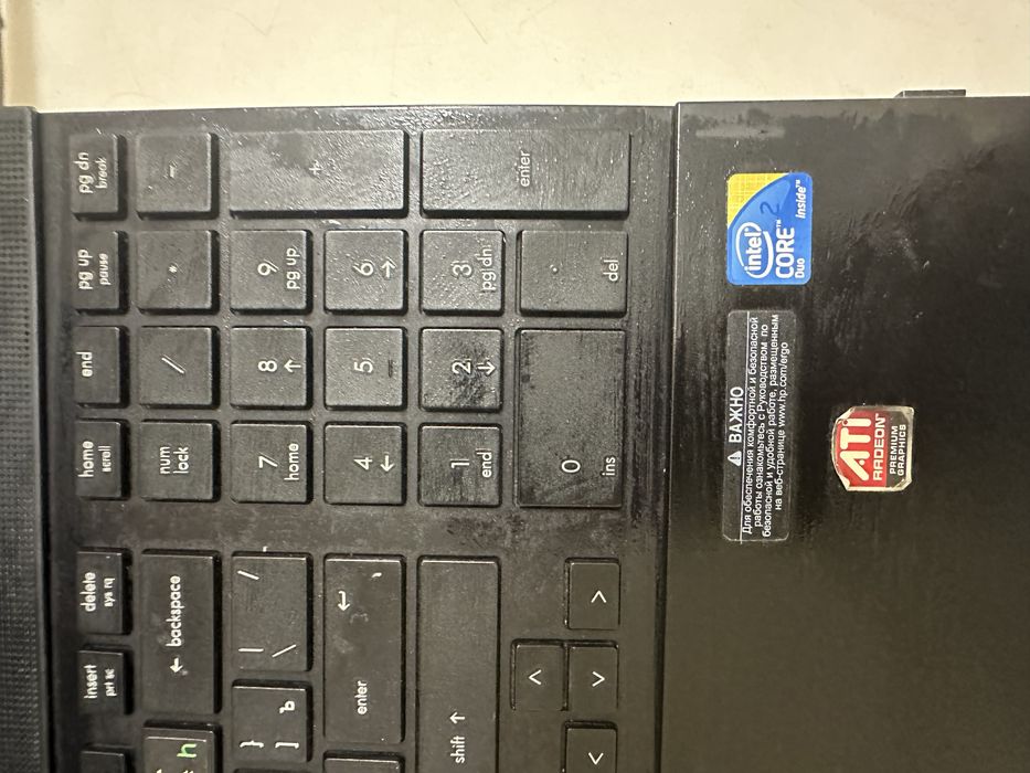 Ноутбук HP, рабочий, пробук