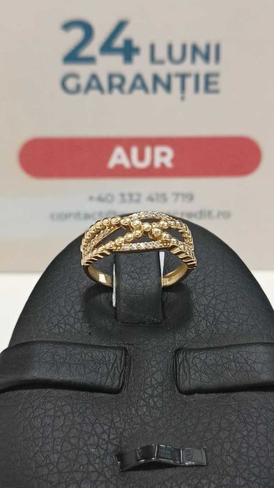 Inel aur 14k 2.26gr [AG24 Harlau B.45872.2) - Garantie 2 ani!