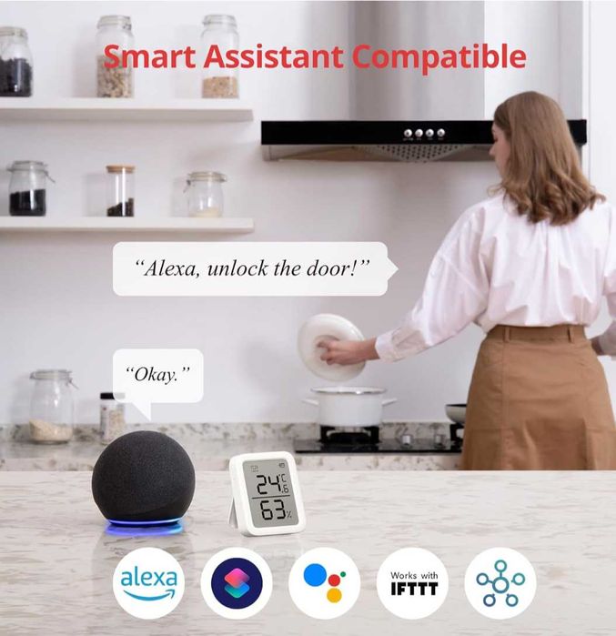 Ключалка за врата SwitchBot Lock комплект със SwitchBot Hub Mini