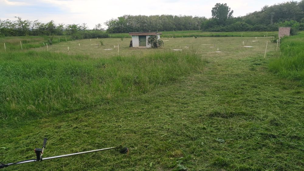 Tund iarbă cu motocoasa si defrișări cu tocător de vegetatie profesional