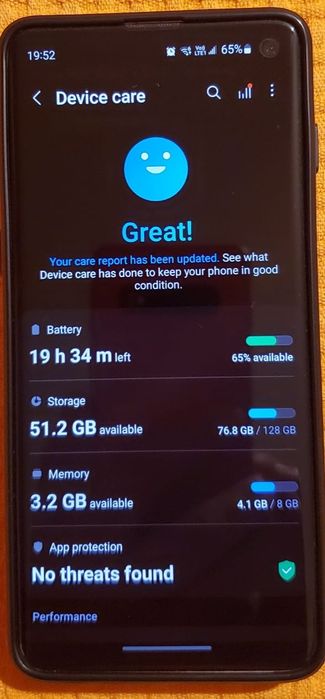 Samsung Galaxy S10  128Gb Snapdragon