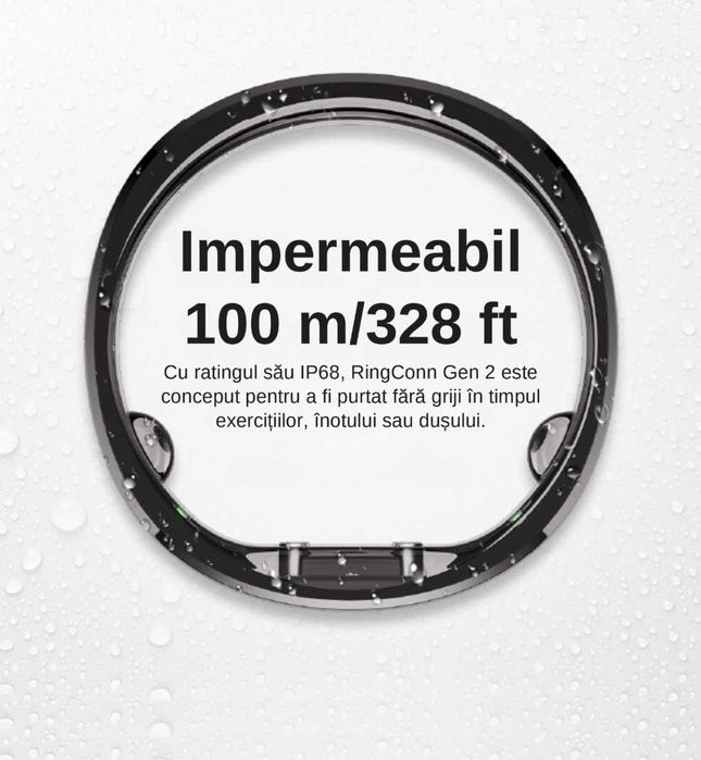 Inel inteligent RingConn marime 9 Silver