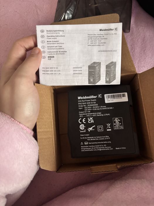 Sursă alimentare industrială PRO BAS 30W 5V 6A – Nouă, cu cutie