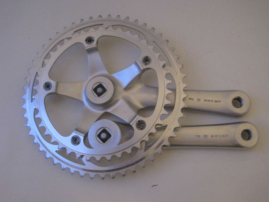 Campagnolo Athena D040-комплект шосейни курбели-Ретро