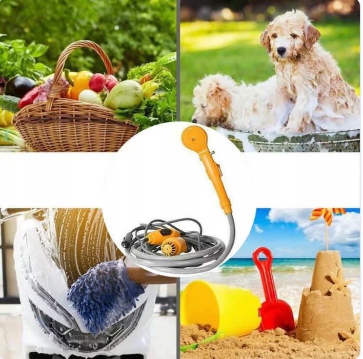 Dus Camping drumetii cu pompa de Apa 12V pentru Voiaj