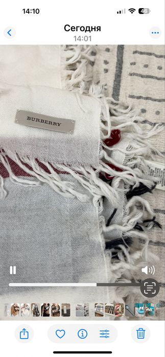 Платок LV, Burberry оригинал