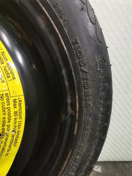 продавам резервна гума патерица  105/70/14 за VW и други