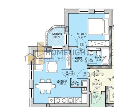 Продава се Двустаен апартамент в София, Кръстова вада - 61 кв.м за 2500 €/кв.м - Снимка #4