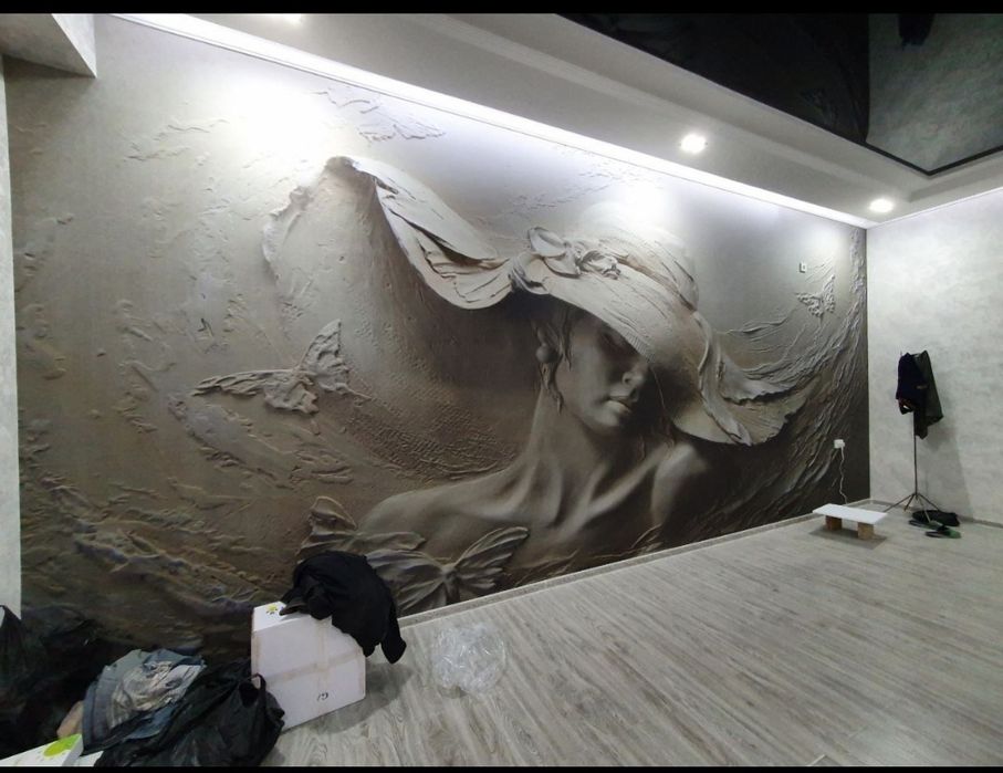 3D фотообои  бесшовные 7.$ АКЦИЯ.