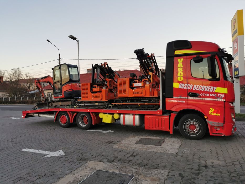 Tractari auto  utilaje