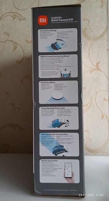 Робот пылесос Xiaomi Robot Vacuum E10 в очень хорошем состоянии