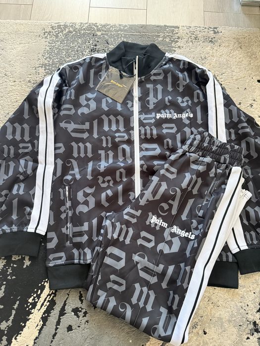 Compleu Palm Angels / Negru & Alb / Premium / Model Nou