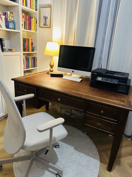 Birou vintange  ,stil french , lemn masiv  de nuc