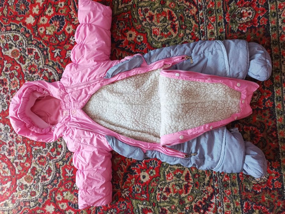 Детский осень, зима комбинезон, 80см