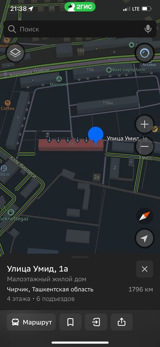 Продается 3-х. комнатная квартира 71м2 в районе Аккавака рядом с МАКРО