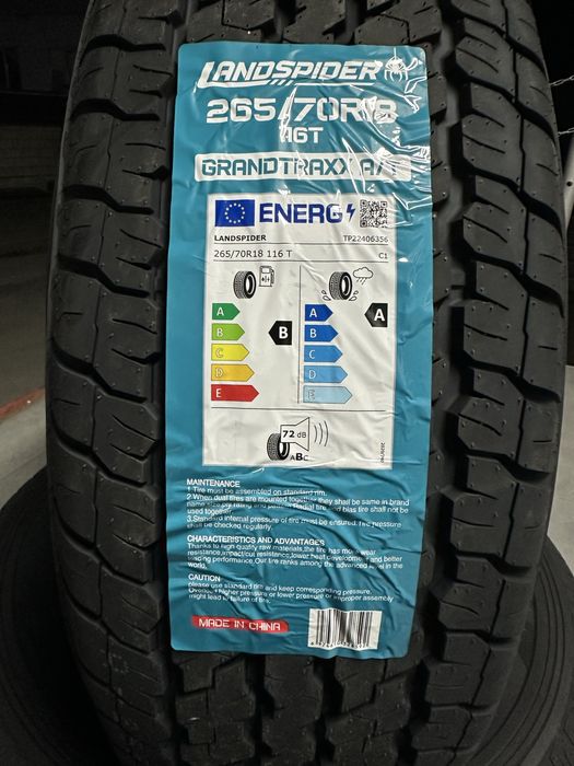 Нови джипови гуми LANDSPIDER GRANDTRAXX A/T 265/70R18 116T БОРД 2657018