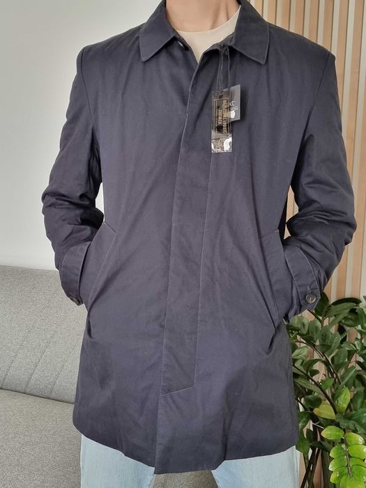 Geaca barbati NEXT noua cu eticheta, M, jacheta eleganta bleumarin