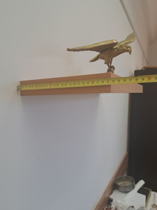 Statuie, Vultur bronz masiv, plus etajera perete, 280 lei