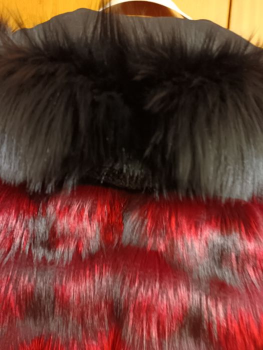 Палто от лисица естествен косъм