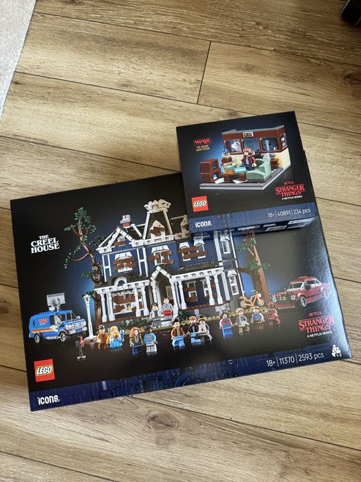 Lego Stranger Things Creel House si Cadou WSQK The Squawk Radio Station Exclusiv Limitat GWP Rar Nou