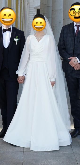 Продам свадебное платье 42-44 размер