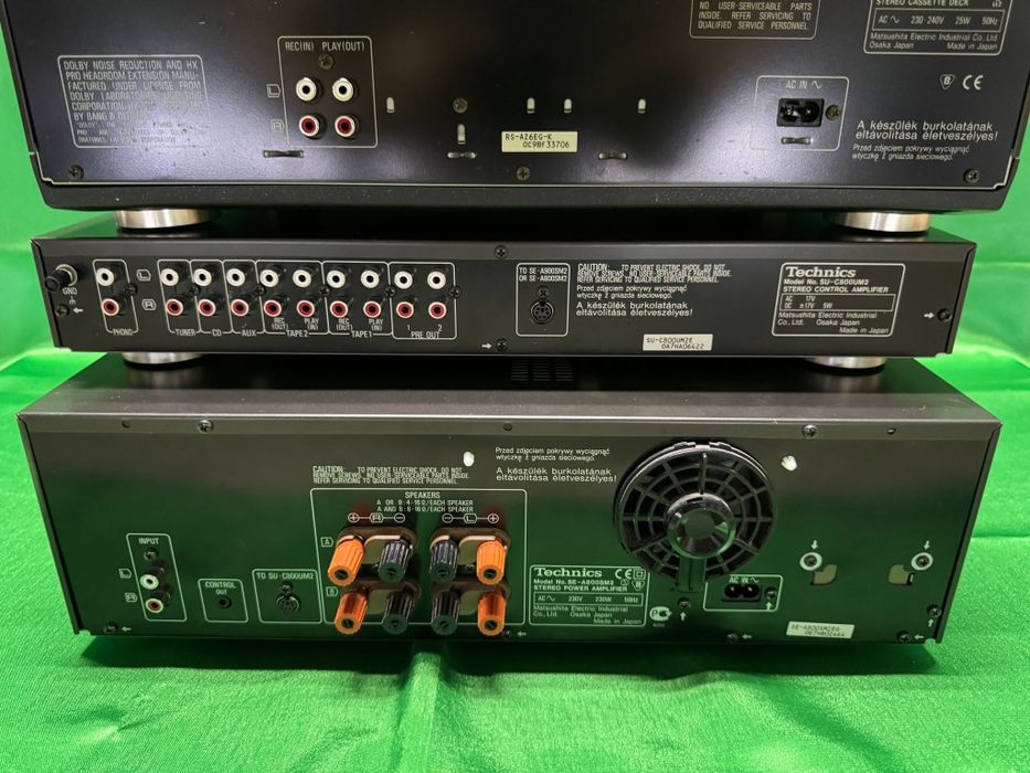 Linie audio Technics SE-A800MK2 , SU-C800MK2, RS-AZ6