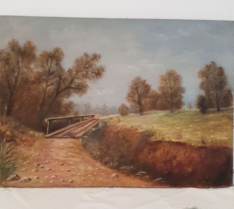 Tablou pictat în ulei pe pânză 70/50 cm