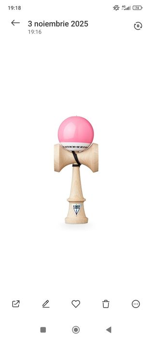 kendama Krom Pop originale - roz