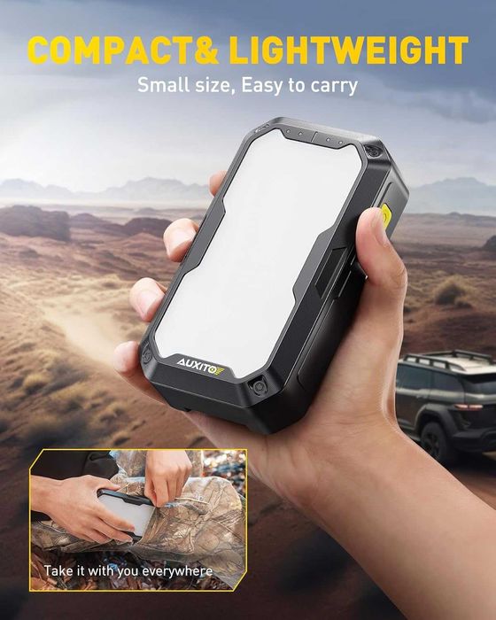 Пусковое зарядное (power bank) устройство AUXITO 5000A/2000LM/12000mAh