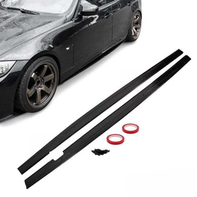 Set Extensii Prelungiri Praguri Laterale Dedicate BMW E90 E91, Lucios