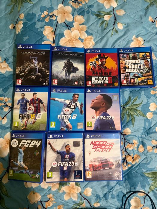 Плейстейшън 4 slim 1TB с много игри