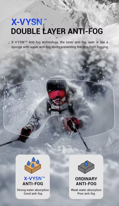 Ски и сноуборд очила  с фотохроматична плака