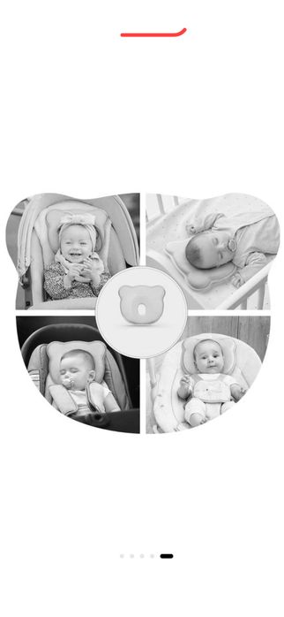 Анатомична възглавница за бебе