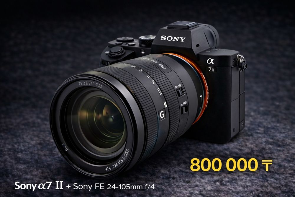 Фотоаппарат Sony A7 II + Sony FE 24-105mm f/4