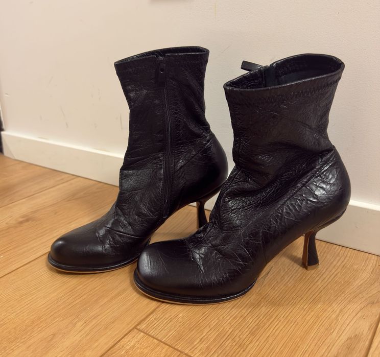 Кожени боти Kacharovska – естествена кожа, размер 39